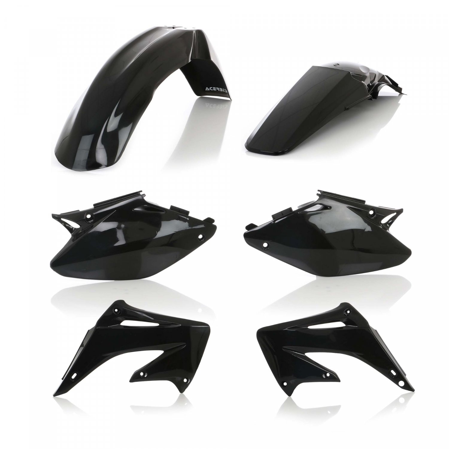 ACERBIS PLASTIC KIT HONDA CR 125 250 02-03 BLACK