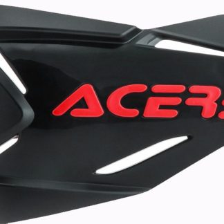 ACERBIS HANDGUARDS X-FACTORY SPOILERS BLACK RED
