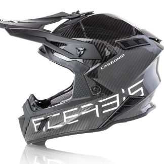 ACERBIS HELMET STEEL CARBON SILVER XS