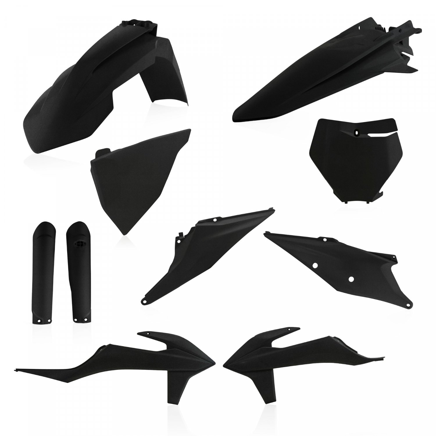 ACERBIS PLASTIC KIT KTM SX SXF 19-22 METALLIC BLACK