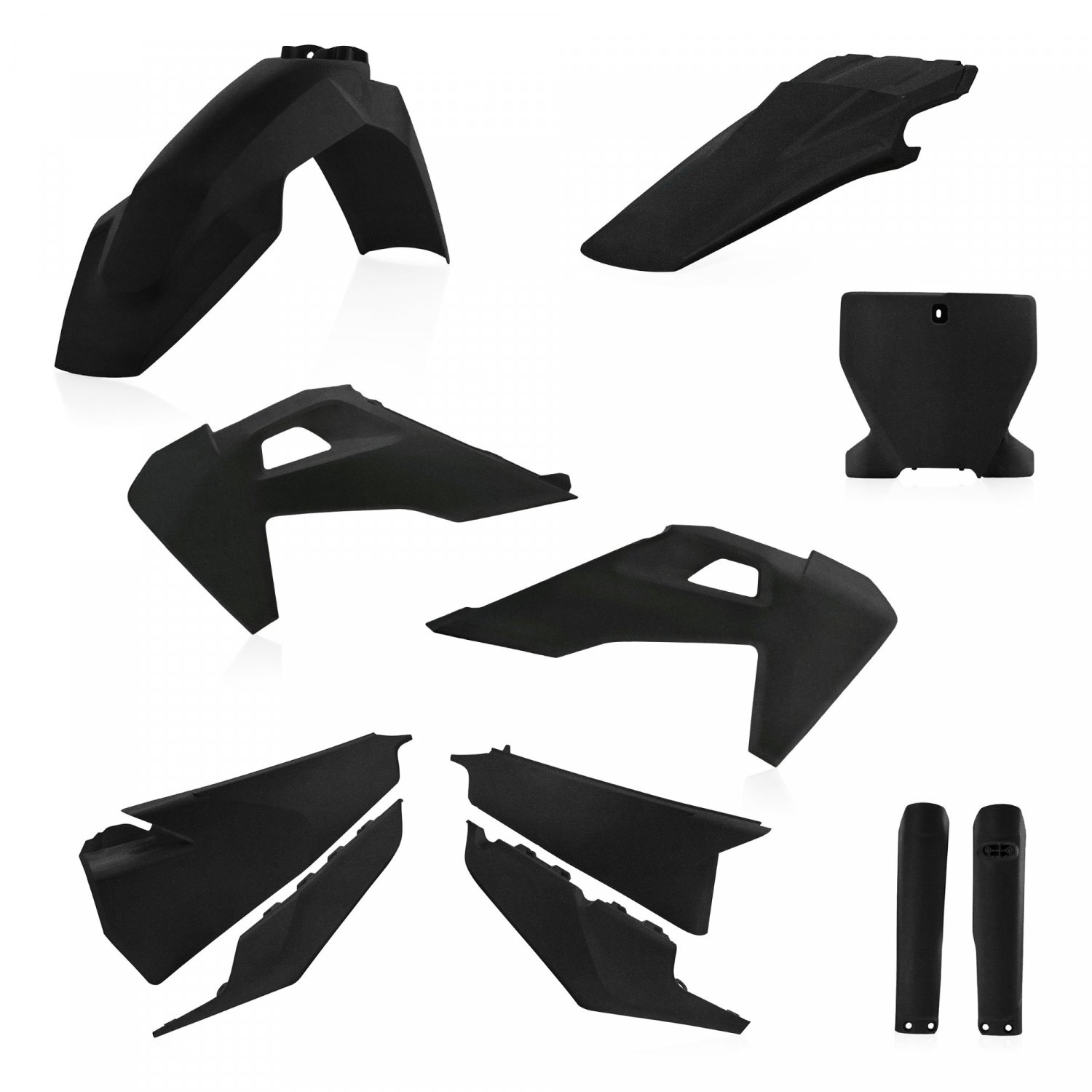 ACERBIS PLASTIC KIT HUSQVARNA TC FC 19-22 METALLIC BLACK