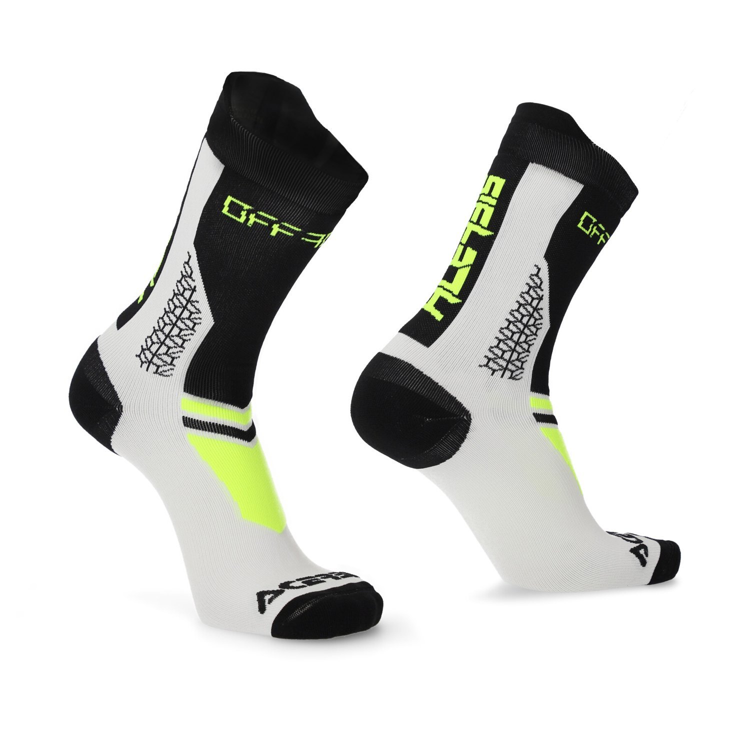 ACERBIS SOCKS MTB WHITE YELLOW L/XL