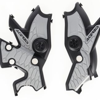 ACERBIS X-GRIP FRAME GUARDS T7 TENERE 700 19-23 BLK SILVER