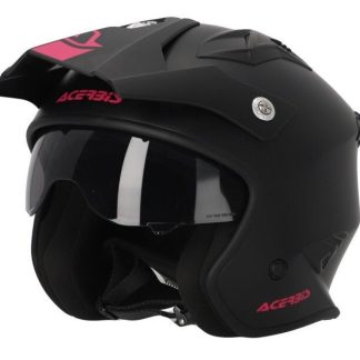 ACERBIS HELMET JET ARIA 22-06 BLACK/PINK XS