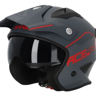 ACERBIS HELMET JET ARIA 22-06 GREY/RED XXL