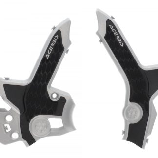 ACERBIS X-GRIP FRAME GUARDS HONDA CRF300L 21-23 SILVER-BLK
