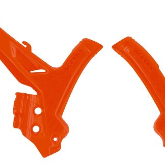 ACERBIS X-GRIP FRAME GUARDS KTM SX SXF 23-24 EXC EXCF 24 ORANGE