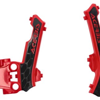 ACERBIS X-GRIP FRAME GUARDS GAS GAS MC 50 21-23 RED-BLACK