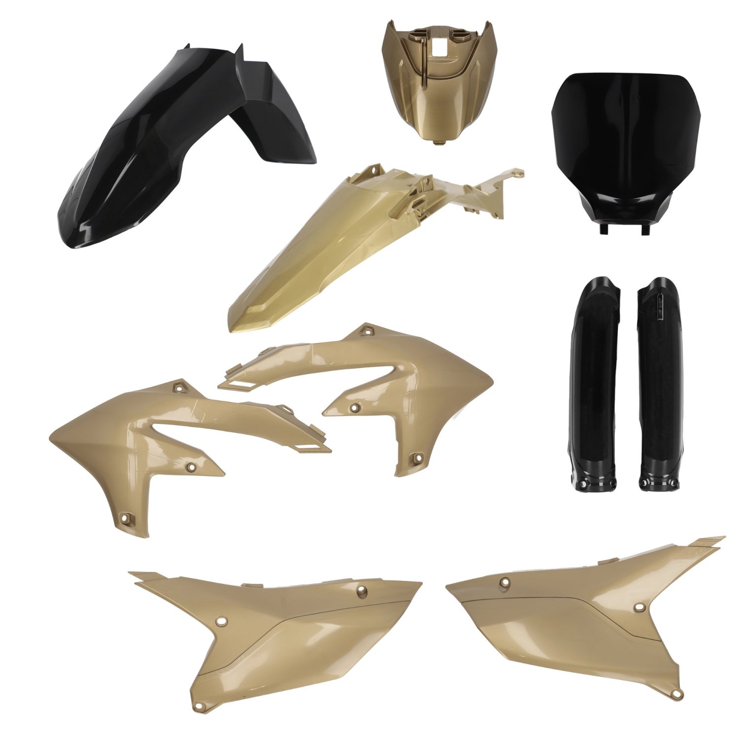 ACERBIS PLASTIC KIT YZF 450 2023 BLACK GOLD