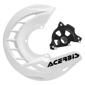 ACERBIS X-BRAKE DISC COVER & BLK MOUNT WHITE YAMAHA YZ 04-23 YZF 04-13