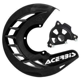 ACERBIS X-BRAKE DISC COVER & BLK MOUNT BLACK SHERCO EX-FORK 17-23