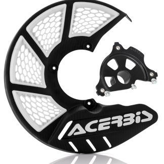 ACERBIS X-BRAKE 2.0 DISC COVER & BLK MOUNT BLACK WHITE YAMAHA YZ 04-23 YZF 04-13