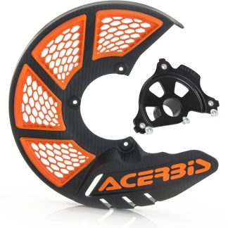 ACERBIS X-BRAKE 2.0 DISC COVER & BLK MOUNT BLACK ORANGE SX/F 15-23 EXC/F 16-23