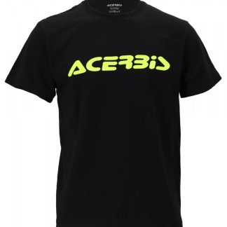 ACERBIS T-SHIRT T-LOGO BLACK MEDIUM
