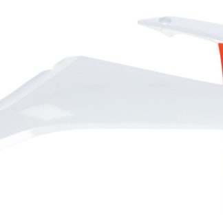 ACERBIS RADIATOR SHROUDS KTM SX 50 16-23 WHITE ORANGE