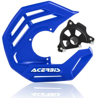 ACERBIS X-FUTURE DISC COVER BLK KIT BLUE YAMAHA YZF 14-23