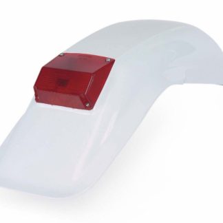 ACERBIS UNIVERSAL REAR FENDER BAJA WITH TAILLIGHT WHITE