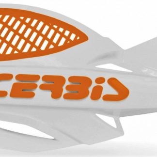 ACERBIS HANDGUARDS UNIKO VENTED WHITE ORANGE