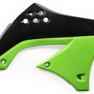 ACERBIS RADIATOR SHROUDS KAWASAKI KXF 450 09-11 BLACK GREEN