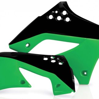 ACERBIS RADIATOR SHROUDS KAWASAKI KXF 250 09-12 BLACK GREEN