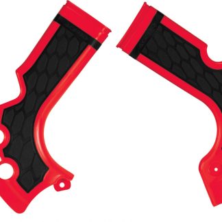 ACERBIS X-GRIP FRAME GUARDS CRF 250 14-17 450 13-16 RED-BLACK