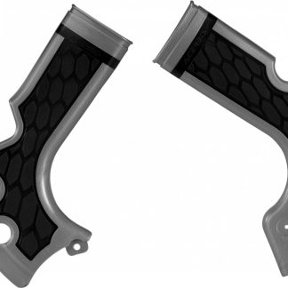 ACERBIS X-GRIP FRAME GUARDS CRF 250 14-17 450 13-16 SILVER-BLK