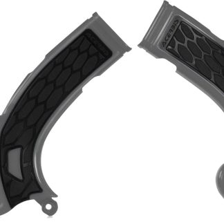 ACERBIS X-GRIP FRAME GUARDS YZF 250 14-16 450 14-15 SILV-BLK