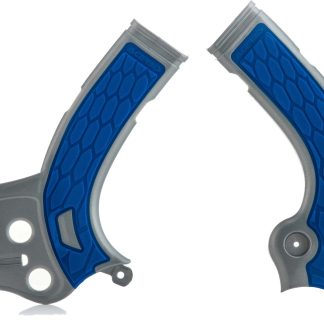 ACERBIS X-GRIP FRAME GUARDS YZF 250 14-16 450 14-15 SILV-BLUE