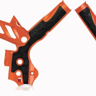 ACERBIS X-GRIP FRAME GUARDS SX SXF 11-15 EXC EXCF 12-16 OR/BLK
