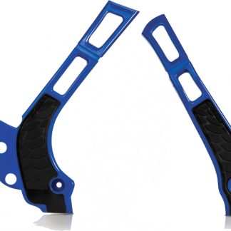 ACERBIS X-GRIP FRAME GUARDS YZ 125 250 05-23 BLUE-BLACK