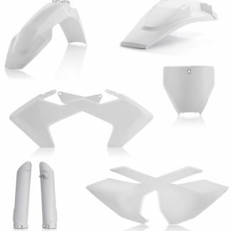 ACERBIS PLASTIC KIT HUSQVARNA TC FC 16-18 WHITE