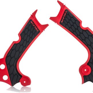 ACERBIS X-GRIP FRAME GUARDS CRF 250 18-19 450 17-18 RED-BLACK