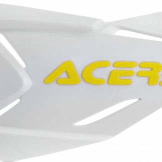 ACERBIS HANDGUARDS X-FACTORY SPOILERS WHITE YELLOW