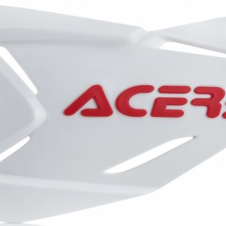 ACERBIS HANDGUARDS X-FACTORY SPOILERS WHITE RED