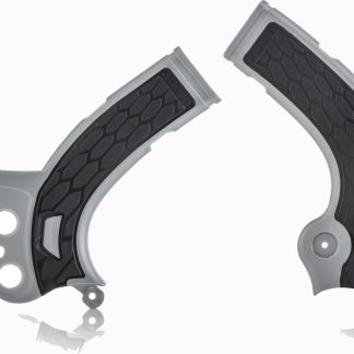 ACERBIS X-GRIP FRAME GUARDS YZF 250 450 WRF 450 SILVER-BLACK