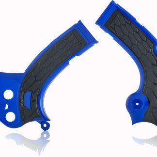 ACERBIS X-GRIP FRAME GUARDS YZF 250 450 WRF 450 BLUE-BLACK