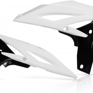 ACERBIS RADIATOR SHROUDS YZF 250 10-13 WRF 450 12-15 WH/BLK