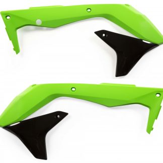 ACERBIS RADIATOR SHROUDS KAWASAKI KXF 450 16-18 GREEN/BLACK