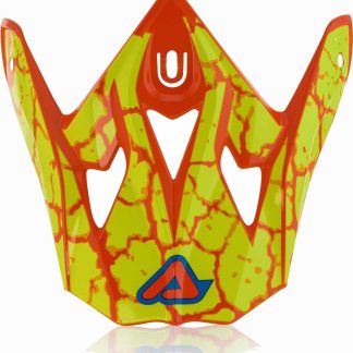 ACERBIS HELMET IMPACT VISOR ORANGE BLUE