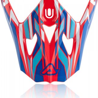 ACERBIS HELMET IMPACT REPLACE VISOR RED BLUE