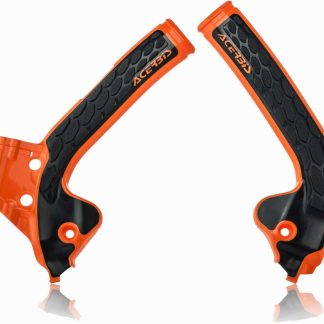 ACERBIS X-GRIP FRAME GUARDS KTM SX 85 18-23 ORANGE-BLACK