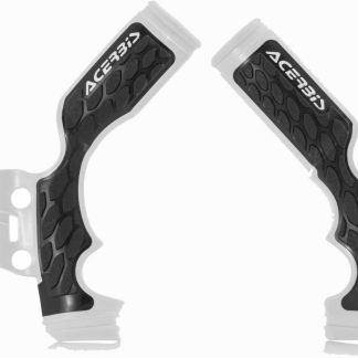 ACERBIS X-GRIP FRAME GUARDS KTM HUSQ 65 14-23 WHITE-BLACK