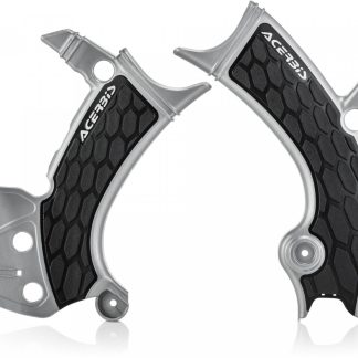 ACERBIS X-GRIP FRAME GUARDS YZF 250 19-23 450 18-22 SILV-BLK