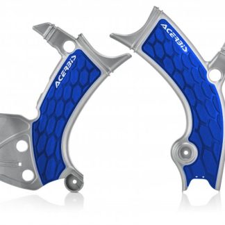 ACERBIS X-GRIP FRAME GUARDS YZF 250 19-23 450 18-22 SILV-BLUE