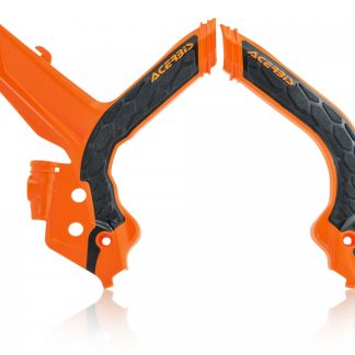 ACERBIS X-GRIP FRAME GUARDS KTM SX SXF 19-22 ORANGE BLACK