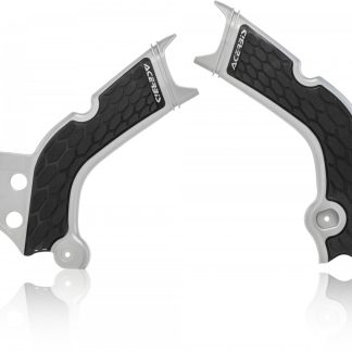 ACERBIS X-GRIP FRAME GUARDS CRF 250 20-21 450 19-20 SILVER-BLK