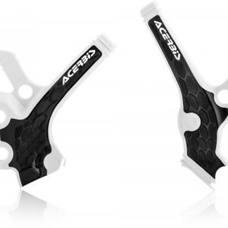 ACERBIS X-GRIP FRAME GUARDS YZ 65 18-23 YZ 85 22-23 WHITE BLACK