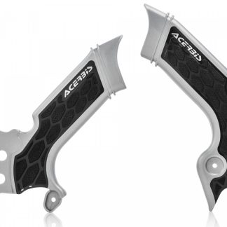 ACERBIS X-GRIP FRAME GUARDS KXF 250 21-23 450 19-23 SILVER BLK