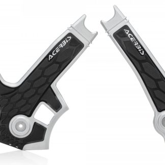 ACERBIS X-GRIP FRAME GUARDS SUZUKI DR 650 96-22 SILVER-BLACK